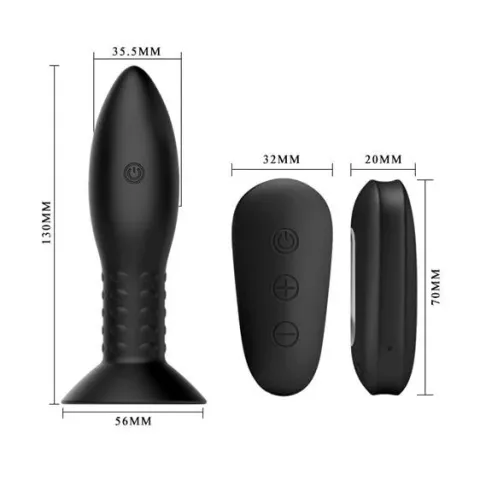Анальная пробка — Mr.Play Rotation Beads Anal Plug
