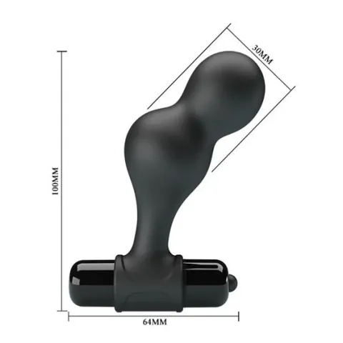 Анальна пробка - Mr.Play Silicone Vibrating Anal Plug
