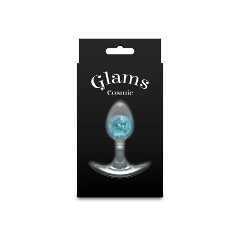 Анальна пробка NS Novelties Cosmic Glams - Small - Blue