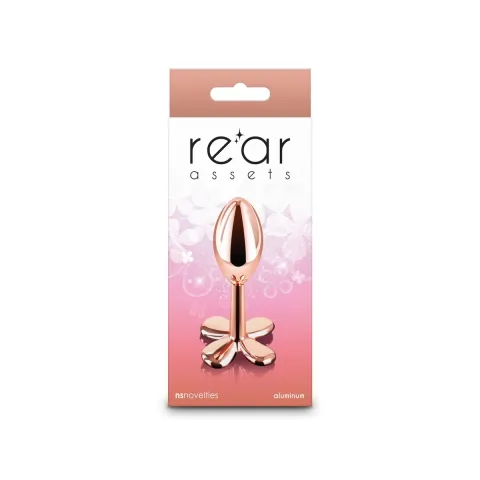 Анальна пробка NS Novelties Rear Assets - Clover - Rose Gold
