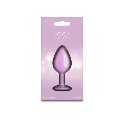 Анальна пробка NS Novelties Rear Assets - Iridescent Pink - Medium - Pink