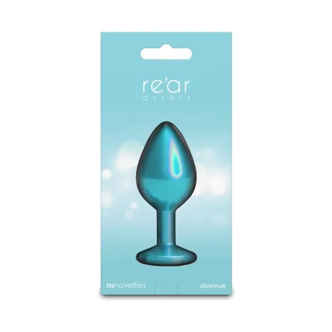 Анальна пробка NS Novelties Rear Assets - Iridescent Teal - Medium - Teal