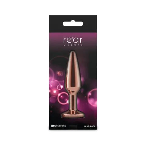 Анальна пробка NS Novelties Rear Assets - Tapered - Medium - Rose Gold - Pink