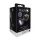 Анальна пробка - Ouch! Metal Butt Plug Medium Gunmetal/Amethyst Purple