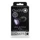 Анальна пробка - Ouch! Metal Butt Plug Small Gunmetal/Amethyst Purple