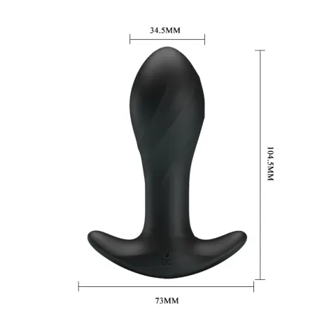 Анальна пробка - Pretty Love Anal Plug Massager Black