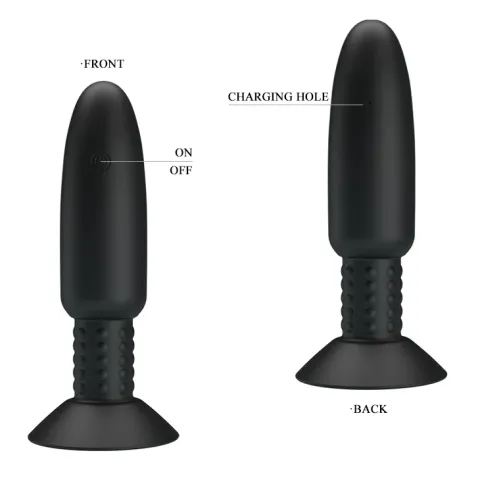 Анальна пробка - Pretty Love Beaded For Extra Pleasure Black