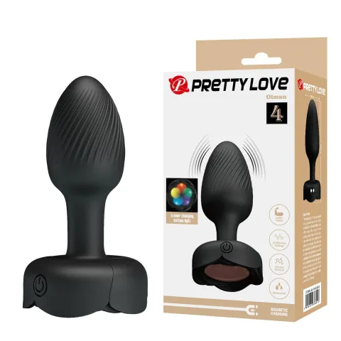 Анальна пробка - Pretty Love Olman Black