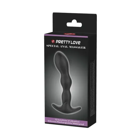 Анальная пробка — Pretty Love Special Anal Massager, черная