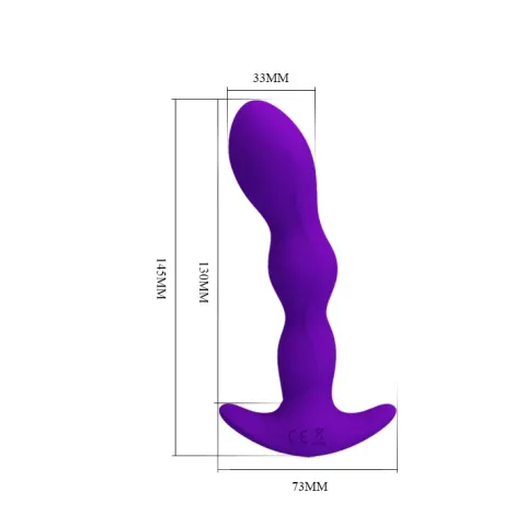 Анальная пробка — Pretty Love Yale Anal Plug Purple