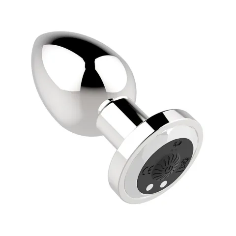 Анальна пробка - Rechargeable Butt Plug Vibrator Silver