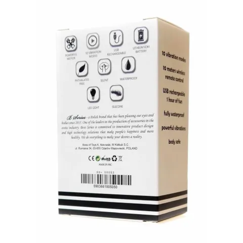Анальна пробка - Rechargeable Butt Plug Vibrator Silver