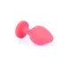Анальна пробка - Jewellery Silicone Red Plug M Blue