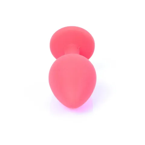 Анальна пробка - Jewellery Silicone Red Plug M Blue