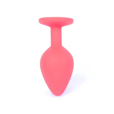 Анальна пробка - Jewellery Silicone Red Plug M Blue