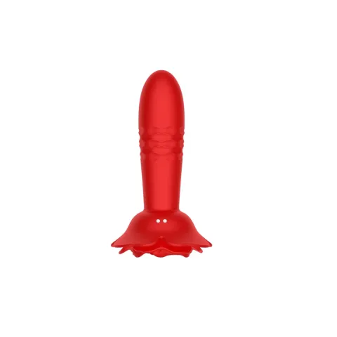 Анальна пробка - Rose Thrusting Anal Plug