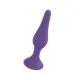 Анальная пробка — Silicone Purple Plug M