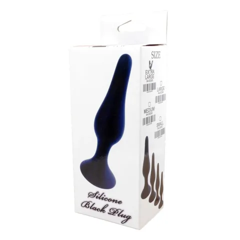 Анальная пробка — Silicone Black Plug S