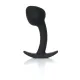 Анальная пробка — Silicone Black Curved Plug M