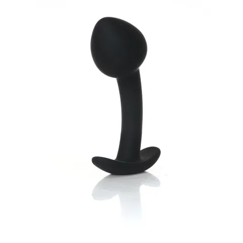 Анальная пробка — Silicone Black Curved Plug M