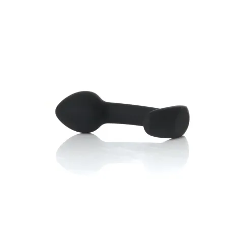 Анальна пробка - Silicone Black Curved Plug S
