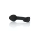 Анальна пробка - Silicone Black Curved Plug S