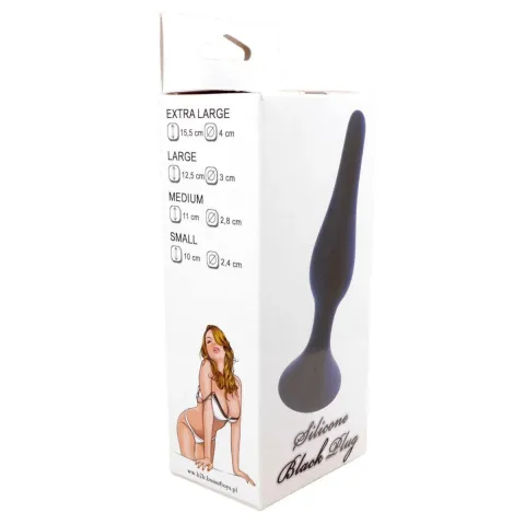 Анальная пробка — Silicone Black Plug XL