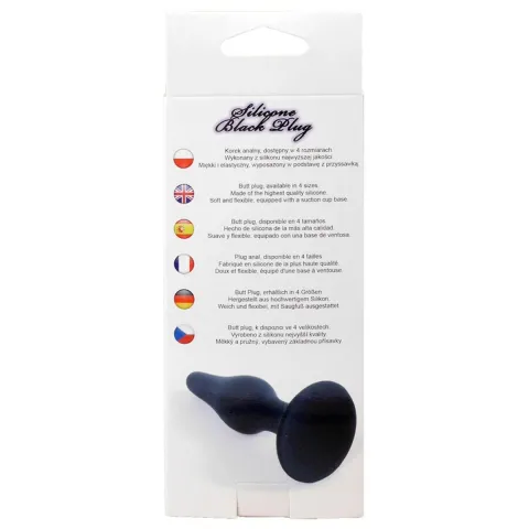 Анальная пробка — Silicone Black Plug XL
