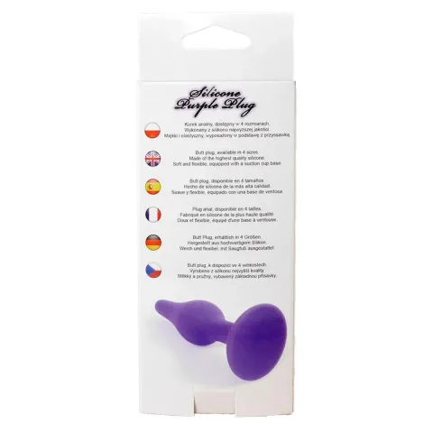Анальна пробка - Silicone Purple Plug XL