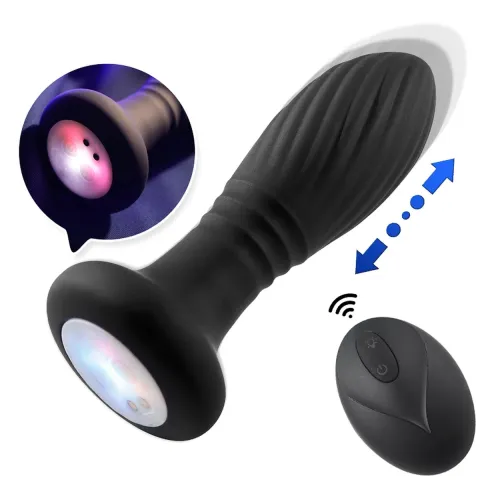 Анальная пробка — Thrusting Anal Plug Black