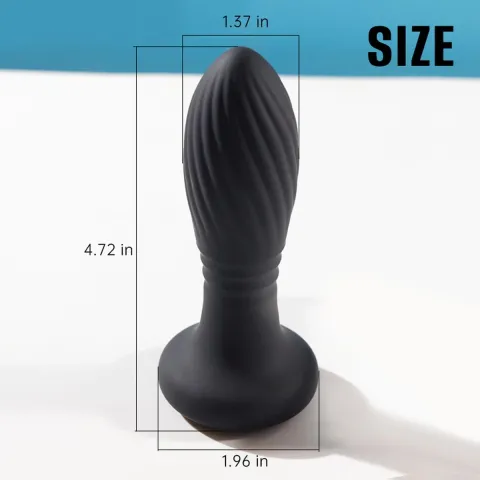 Анальная пробка — Thrusting Anal Plug Black
