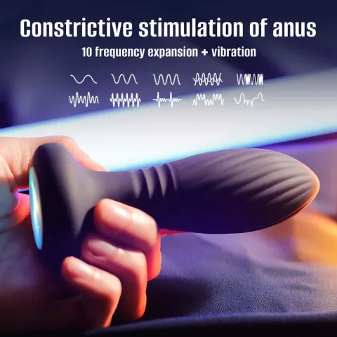 Анальная пробка — Thrusting Anal Plug Black