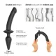 Анальная пробка с фаллоимитатором 2 в 1 Strap-On-Me SWITCH PLUG-IN DILDO Black S, диаметр 3,3/2,9 см