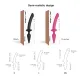 Анальная пробка с фаллоимитатором 2 в 1 Strap-On-Me SWITCH PLUG-IN DILDO Black S, диаметр 3,3/2,9 см