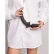 Анальная пробка с фаллоимитатором 2 в 1 Strap-On-Me SWITCH PLUG-IN DILDO Black S, диаметр 3,3/2,9 см