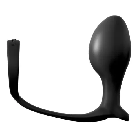Анальна пробка з ерекційним кільцем - AFC Ass-Gasm CockRing Advanced Plug