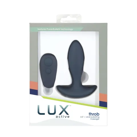 Анальная пробка с пульсацией Lux Active – Throb – 4,5