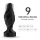 Анальная пробка с вибрацией — Limonster Black