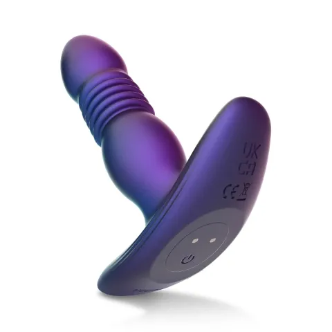 Анальна пробка з вібрацією та пульсацією Hueman - Supernova Thrusting Buttplug
