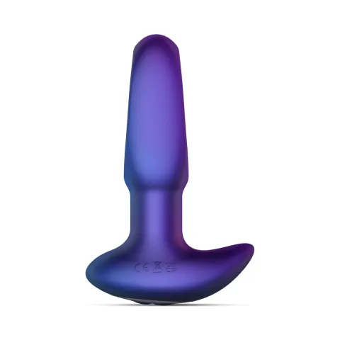 Анальна пробка з віброязичком Hueman - Voyager Butt Plug With Tapping