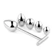 Анальная пробка со сменными элементами — Jewellery Metal Anal Plug No. 3