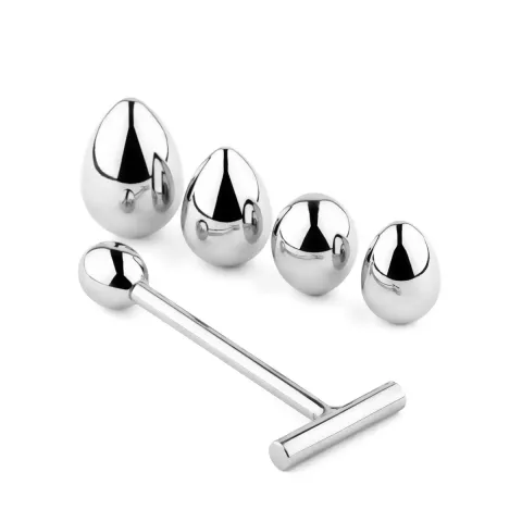 Анальная пробка со сменными элементами — Jewellery Metal Anal Plug No. 3