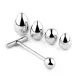 Анальная пробка со сменными элементами — Jewellery Metal Anal Plug No. 3