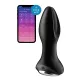 Анальная смарт-вибропробка с жемчужным массажем Satisfyer Rotator Plug 2+ Black