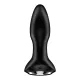 Анальная смарт-вибропробка с жемчужным массажем Satisfyer Rotator Plug 2+ Black