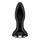 Анальная смарт-вибропробка с жемчужным массажем Satisfyer Rotator Plug 2+ Black