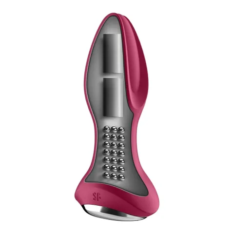 Анальная смарт-вибропробка с жемчужным массажем Satisfyer Rotator Plug 2+ Violet