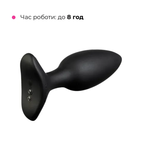 Анальная смарт-вибропробка Lovense Hush 2, размер M