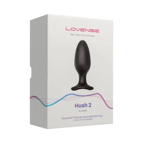 Анальная смарт-вибратор-пробка Lovense Hush 2, размер XS