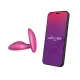 Анальная смарт-вибропробка We-Vibe Ditto+ Cosmic Pink, 10 режимов, пульт ДУ